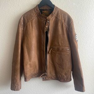 Brogden Track Leather Jacket